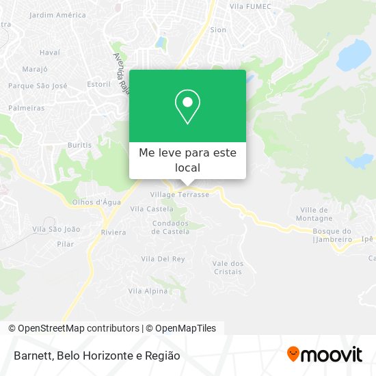 Barnett mapa