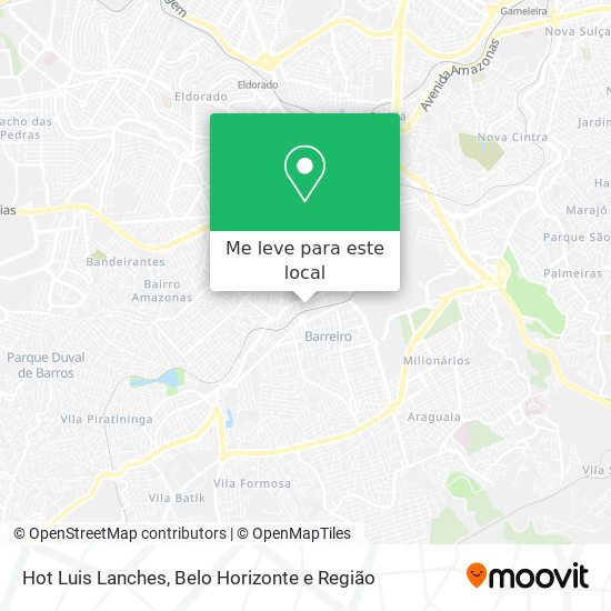 Hot Luis Lanches mapa