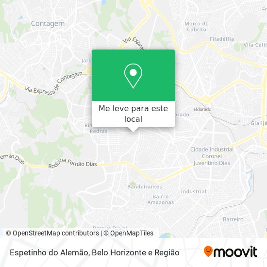 Espetinho do Alemão mapa