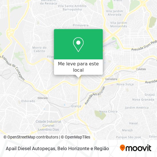 Apail Diesel Autopeças mapa