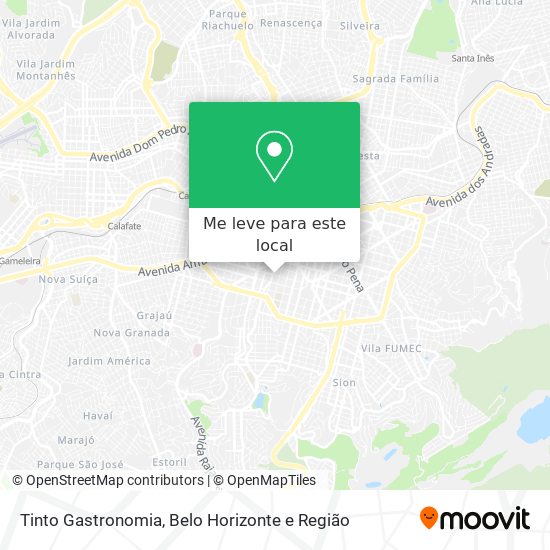 Tinto Gastronomia mapa