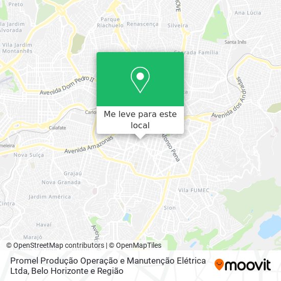 Promel Produção Operação e Manutenção Elétrica Ltda mapa