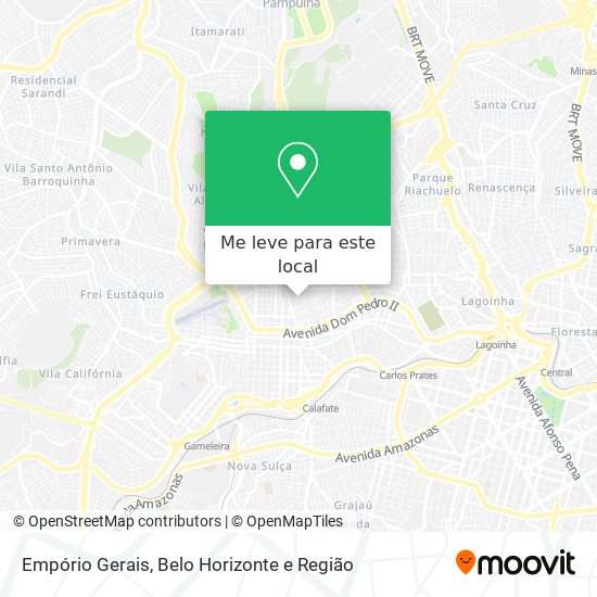 Empório Gerais mapa