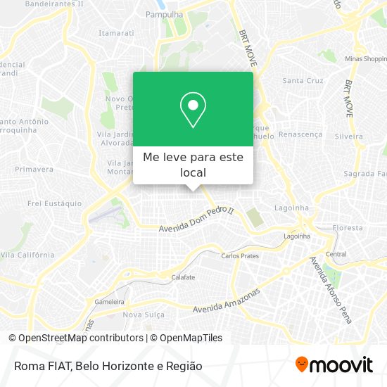 Roma FIAT mapa
