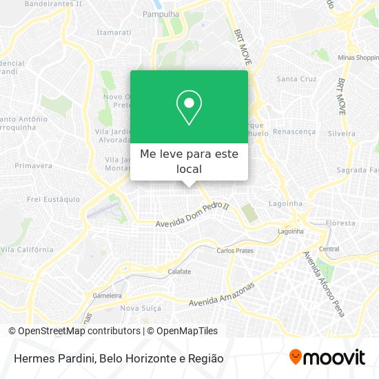 Hermes Pardini mapa