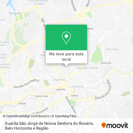 Guarda São Jorge de Nossa Senhora do Rosário mapa