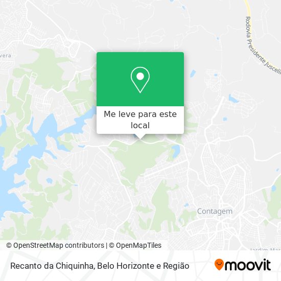 Recanto da Chiquinha mapa