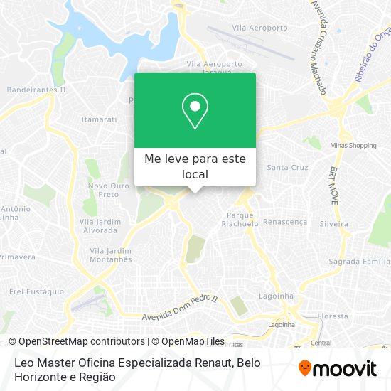 Leo Master Oficina Especializada Renaut mapa