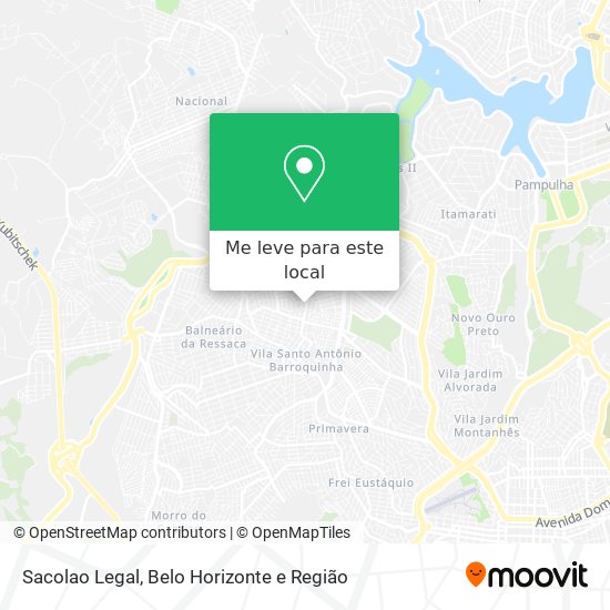 Sacolao Legal mapa