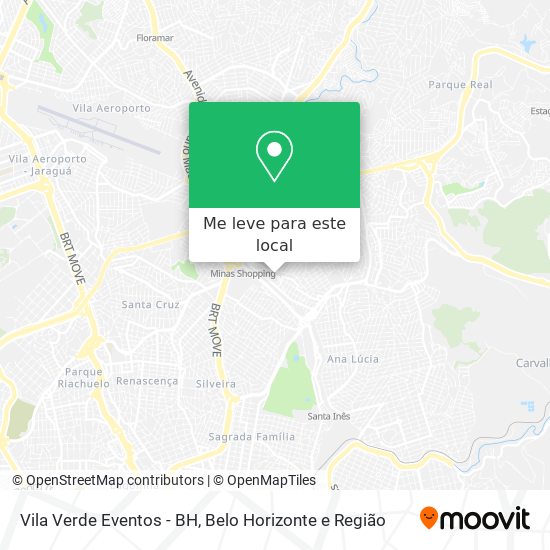 Vila Verde Eventos - BH mapa