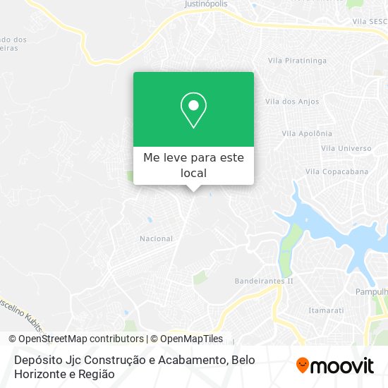 Depósito Jjc Construção e Acabamento mapa