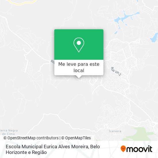 Escola Municipal Eurica Alves Moreira mapa
