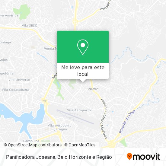 Panificadora Joseane mapa