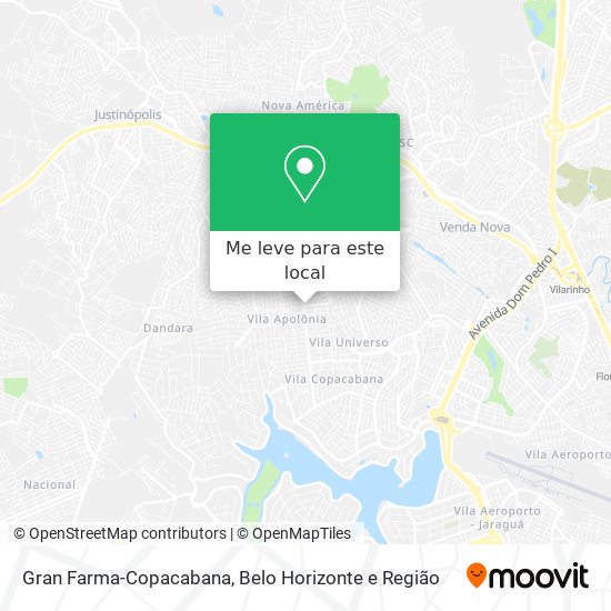 Gran Farma-Copacabana mapa