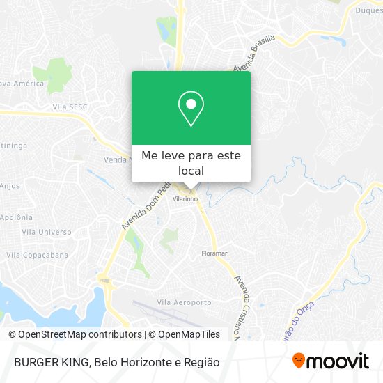 BURGER KING mapa