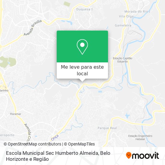 Escola Municipal Sec Humberto Almeida mapa