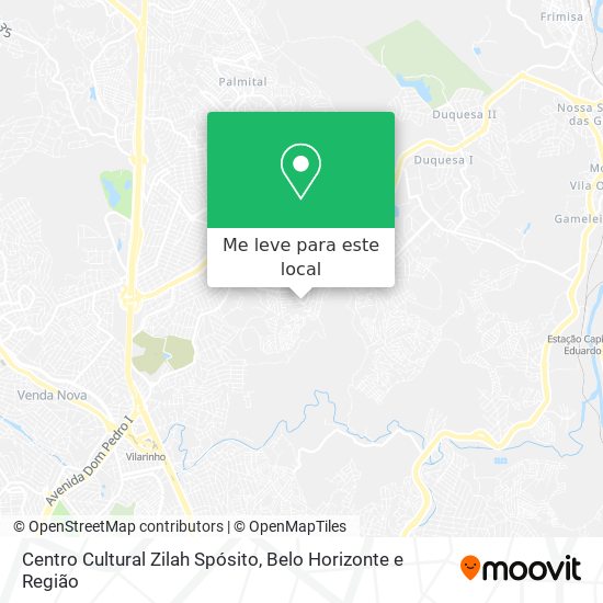 Centro Cultural Zilah Spósito mapa