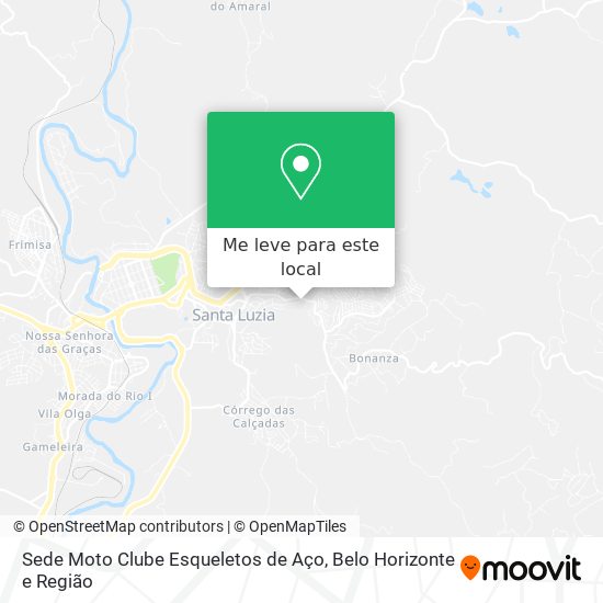Sede Moto Clube Esqueletos de Aço mapa