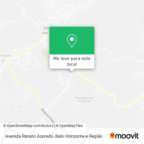 Avenida Renato Azeredo mapa