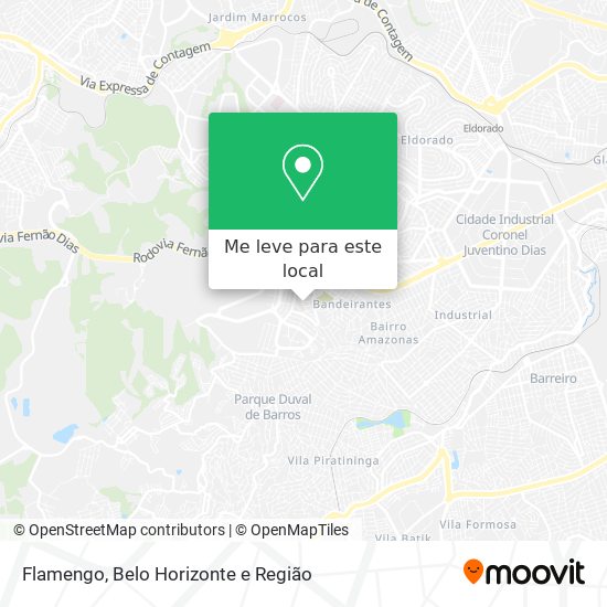 Flamengo mapa