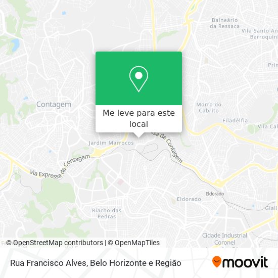 Rua Francisco Alves mapa