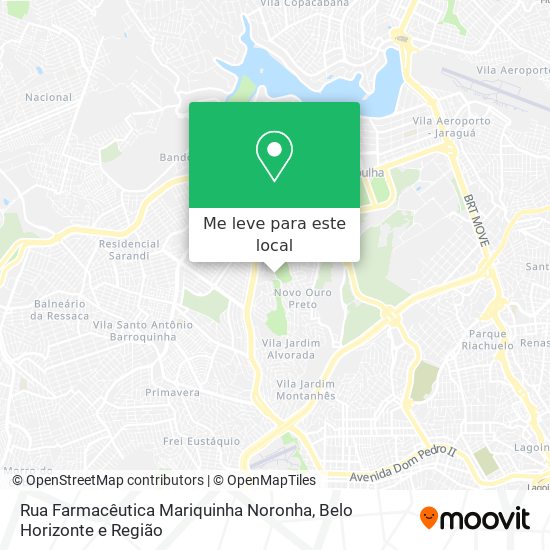 Rua Farmacêutica Mariquinha Noronha mapa