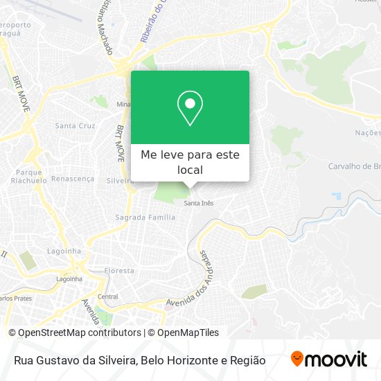 Rua Gustavo da Silveira mapa