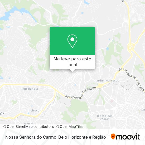 Nossa Senhora do Carmo mapa