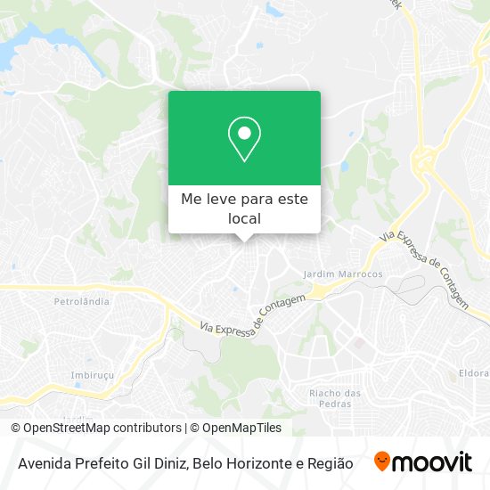 Avenida Prefeito Gil Diniz mapa