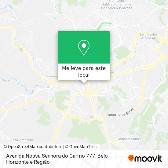 Avenida Nossa Senhora do Carmo 777 mapa