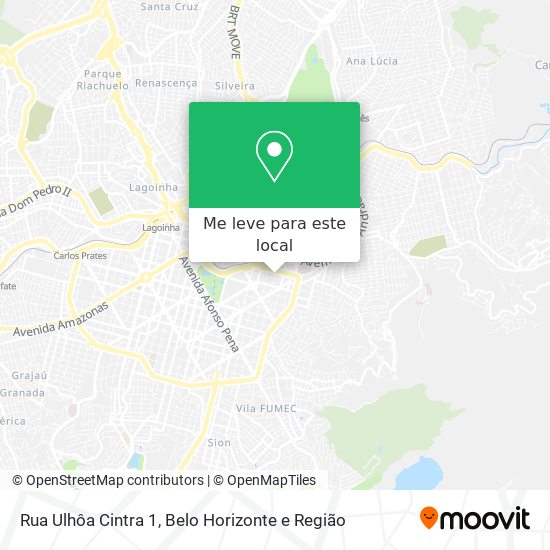 Rua Ulhôa Cintra 1 mapa