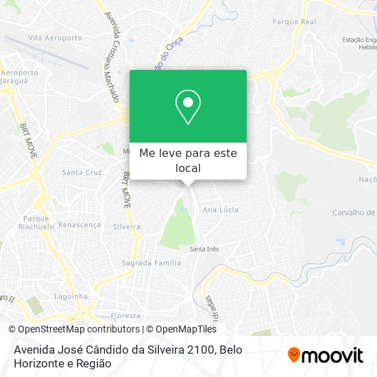 Avenida José Cândido da Silveira 2100 mapa