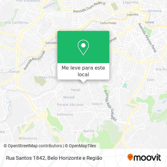 Rua Santos 1842 mapa