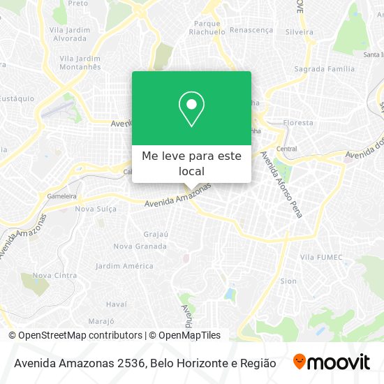 Avenida Amazonas 2536 mapa