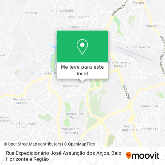 Rua Expedicionário José Assunção dos Anjos mapa