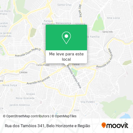 Rua dos Tamôios 341 mapa
