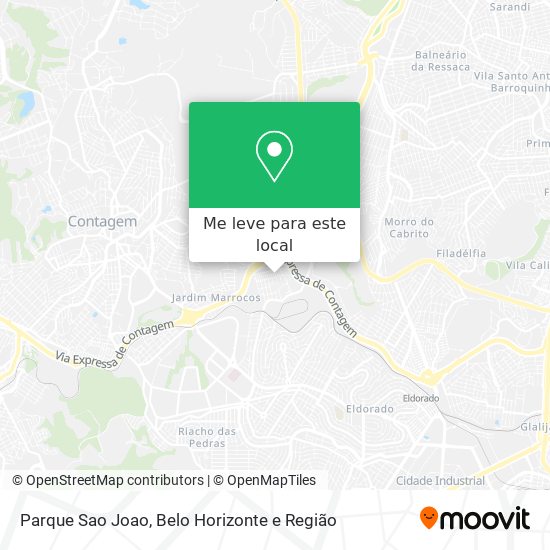 Parque Sao Joao mapa