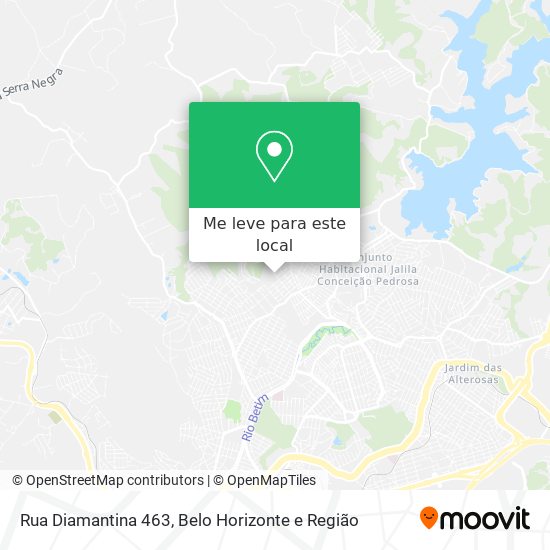 Rua Diamantina 463 mapa