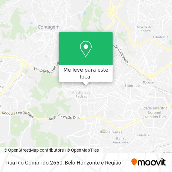 Rua Rio Comprido 2650 mapa