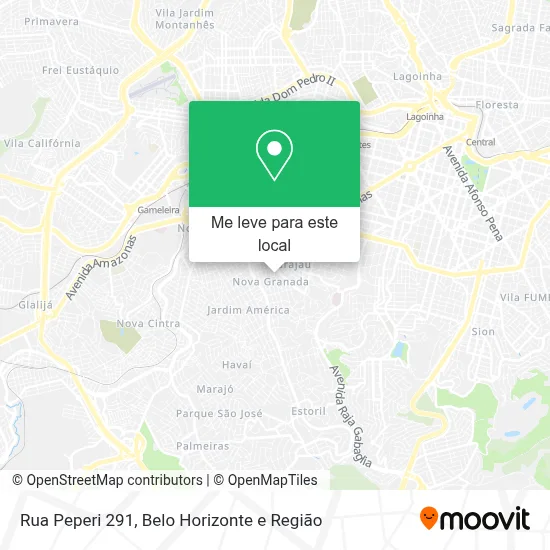 Rua Peperi 291 mapa