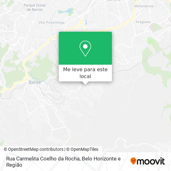Rua Carmelita Coelho da Rocha mapa