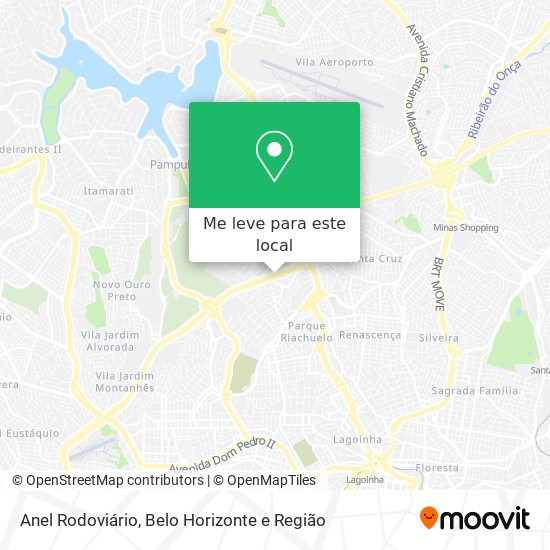 Anel Rodoviário mapa