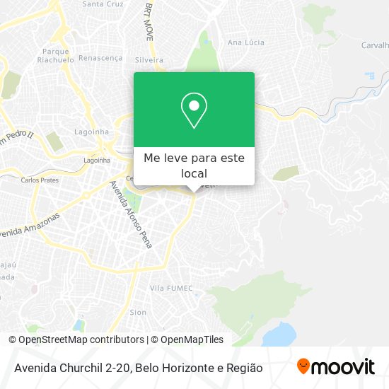 Avenida Churchil 2-20 mapa