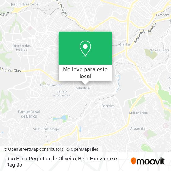 Rua Elías Perpétua de Oliveira mapa
