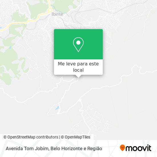 Avenida Tom Jobim mapa