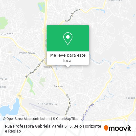 Rua Professora Gabriela Varela 515 mapa