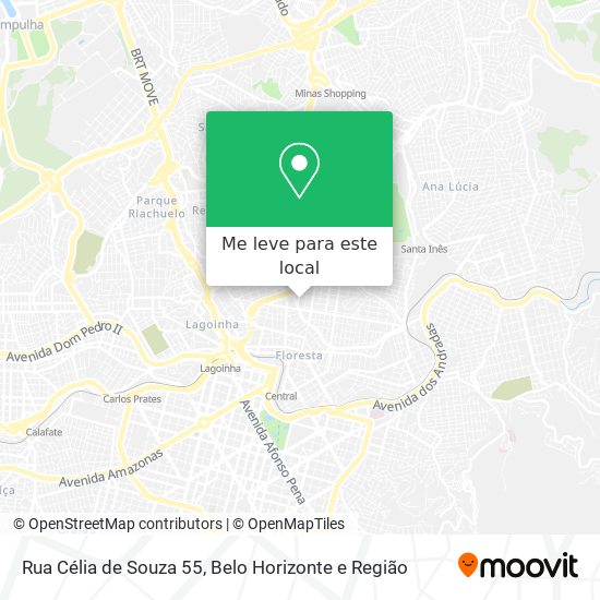 Rua Célia de Souza 55 mapa