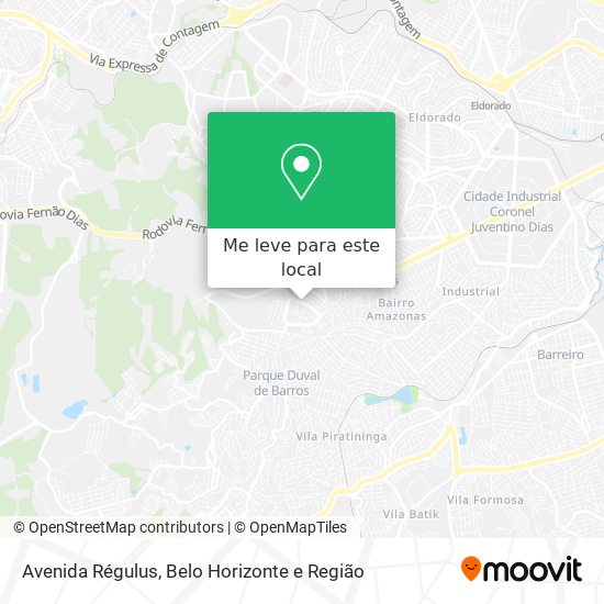 Avenida Régulus mapa