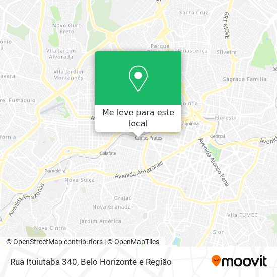 Rua Ituiutaba 340 mapa