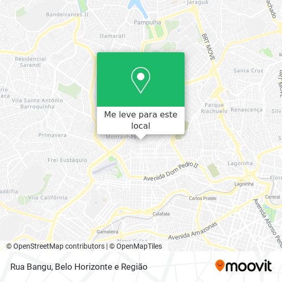 Rua Bangu mapa